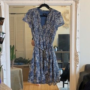 Light blue floral dress
